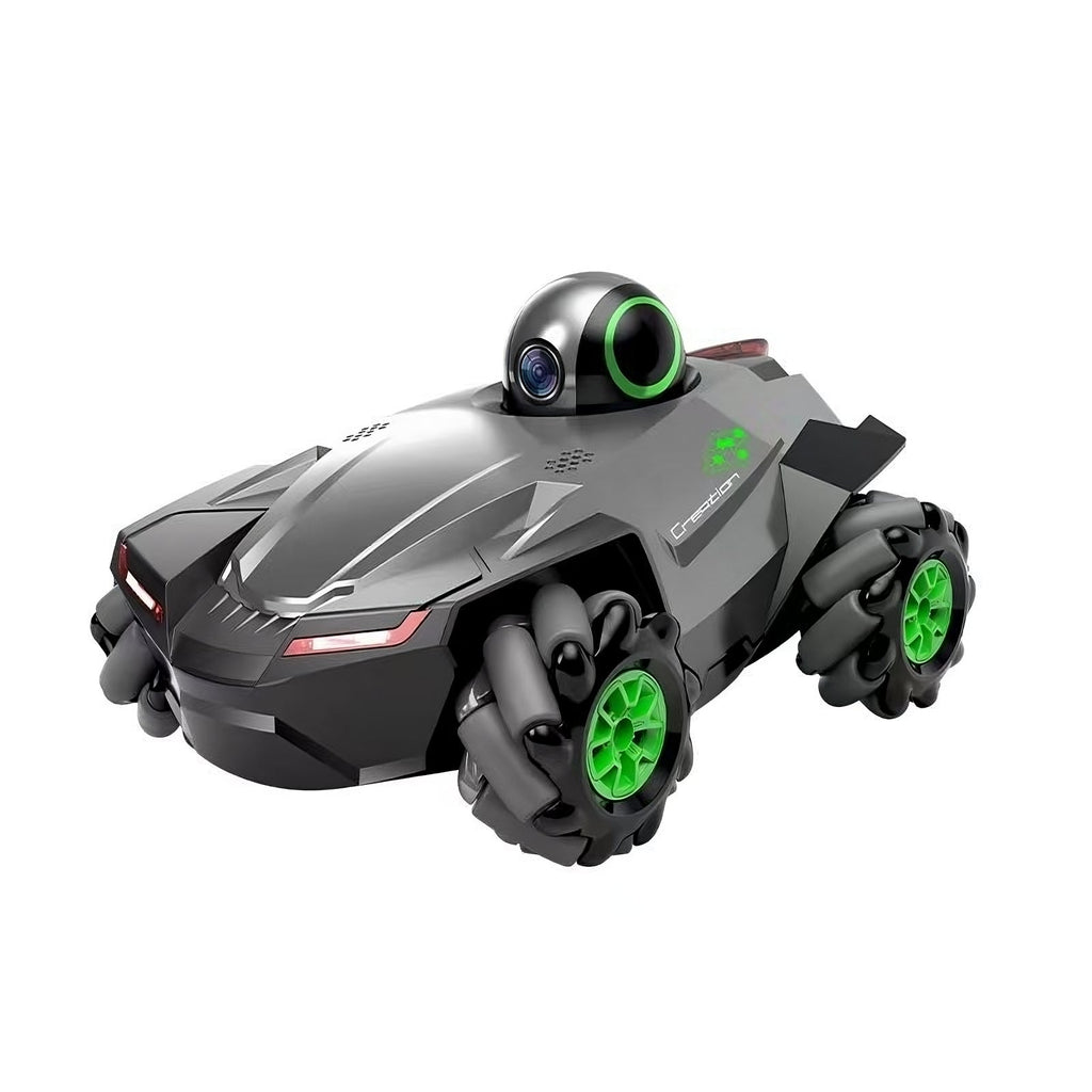 Remote-Controlled Surveillance Camera Car 720P WIFI Camera,  Adjustable Camera Angle