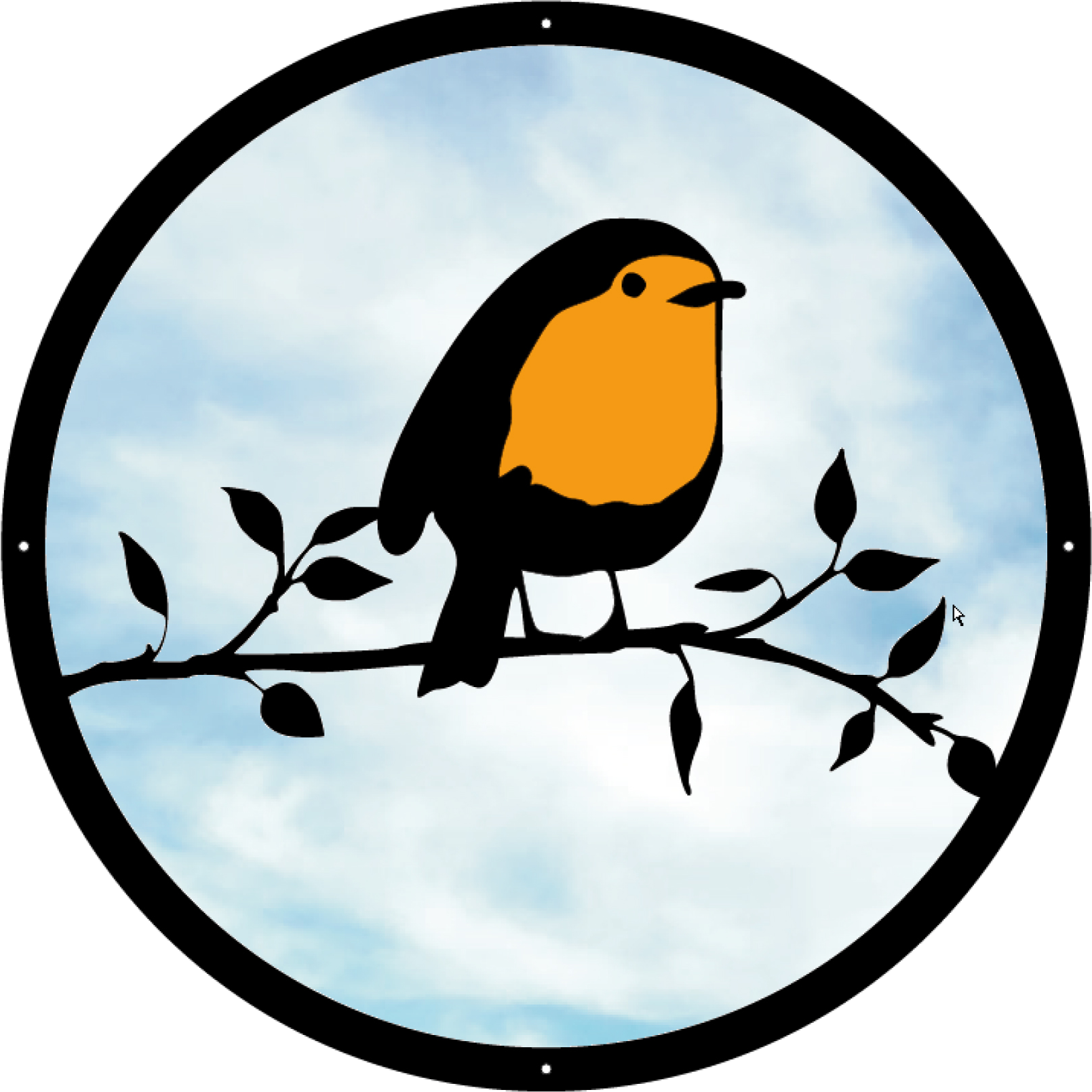 Robin Garden Mirror
