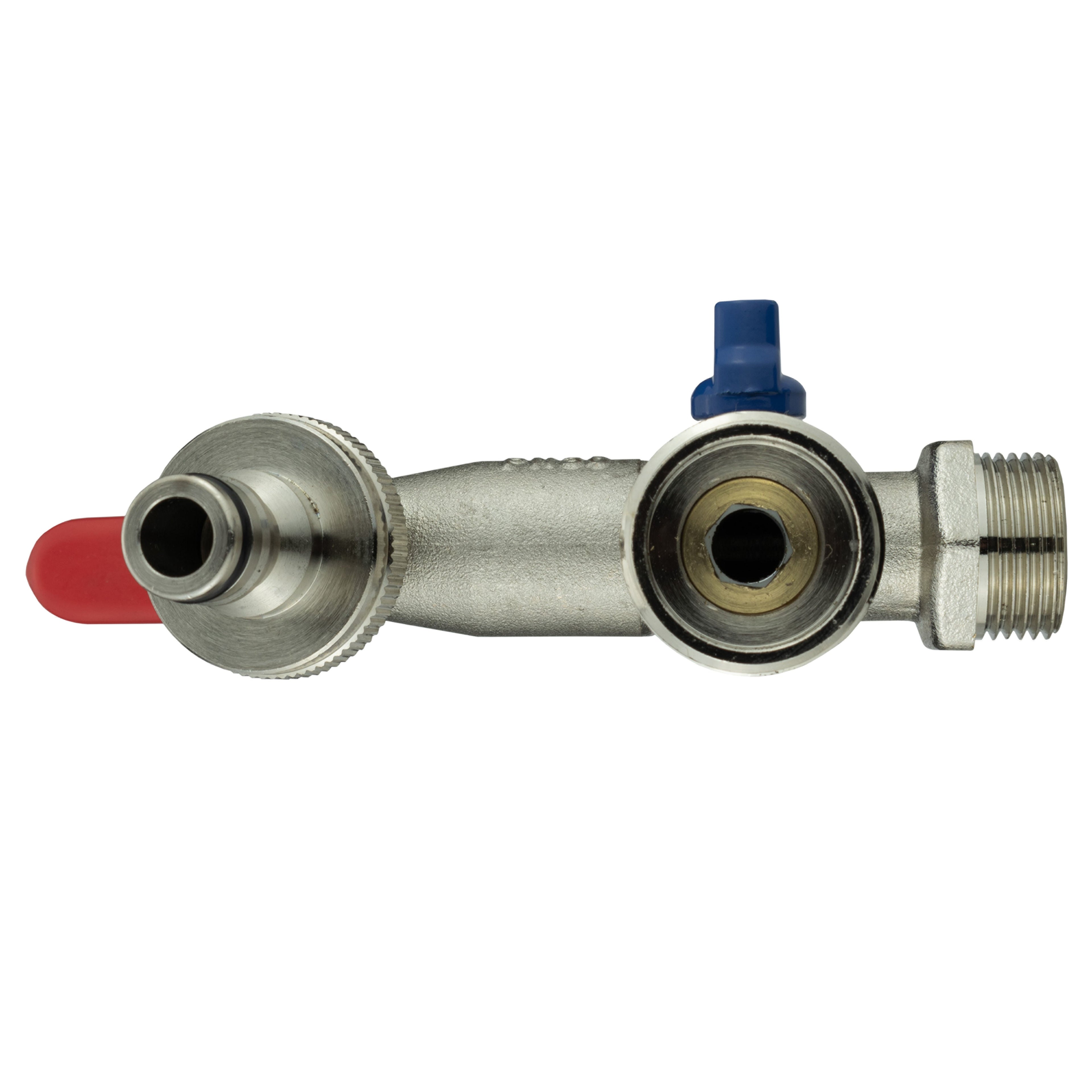 Wall Flange Kit 20mm MDPE + Quick Connect Triple Metal Splitter Tap Tap Adapter