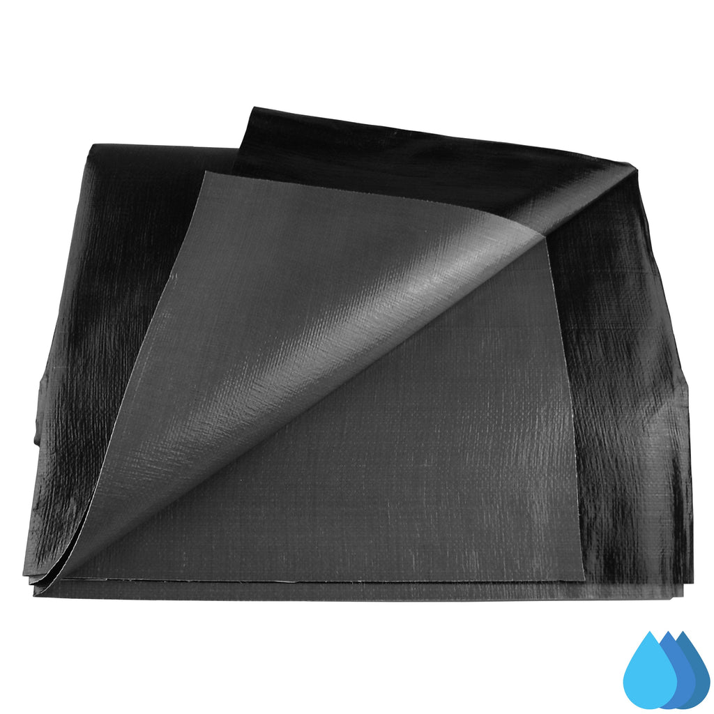 4m x 6m Black Pond Liner, L-Grade 200 GSM