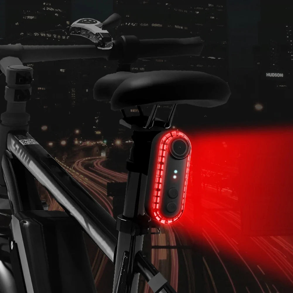 NNEOBA Dash Cam Safety Bicycle Rear Light Camera Recorder