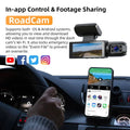 1080P WiFi Dual Dash Cam Front Interior Car Camera Black