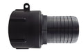 IBC 2 S60X6 Cap with 50mm Pond Straight Hose Connector Set Garden Irrigation Kit