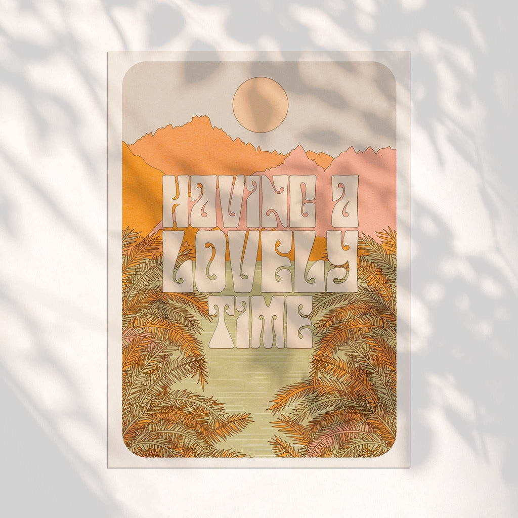 Having A Lovely Time Art Print