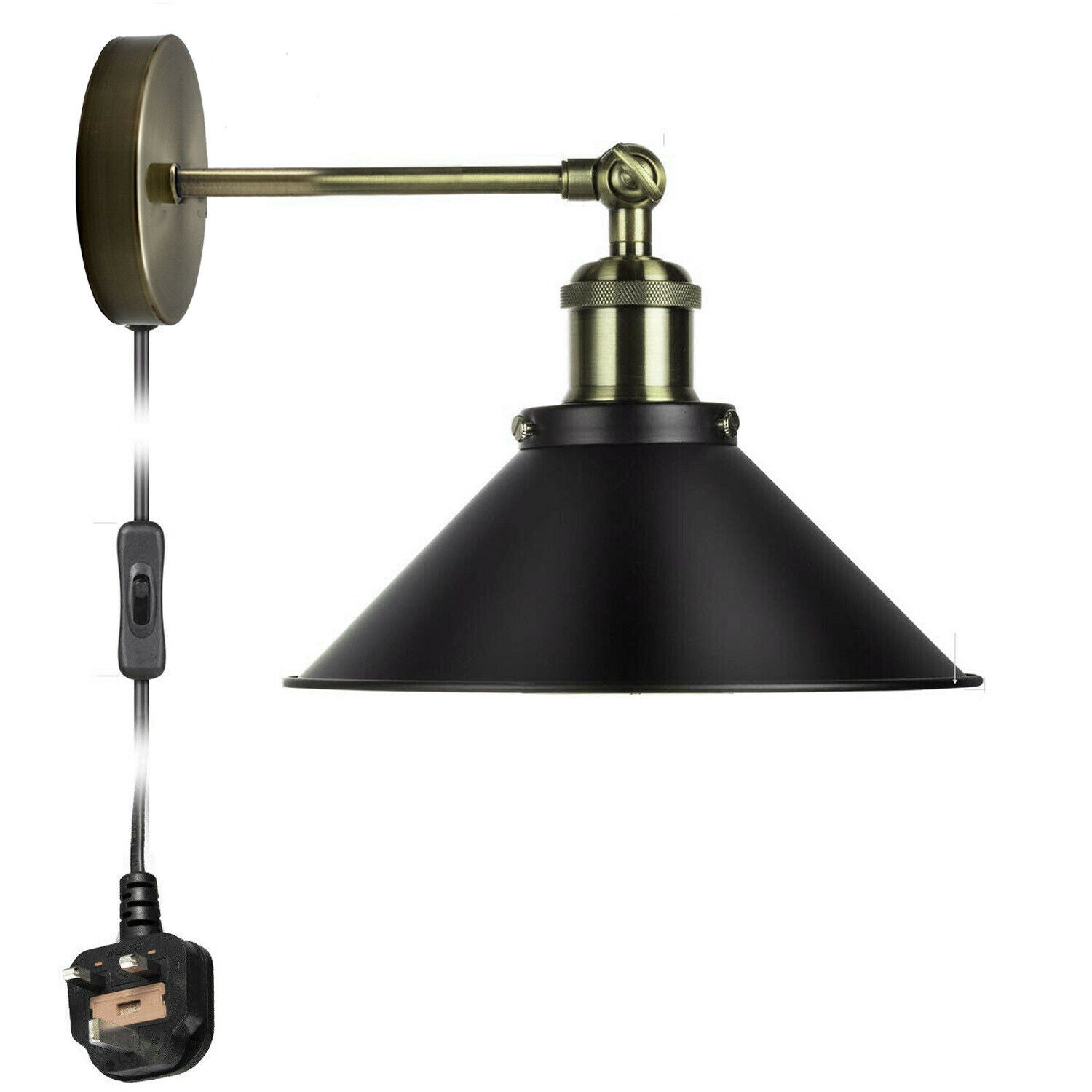 LEDSone Vintage Plug in Wall Sconces ~2273